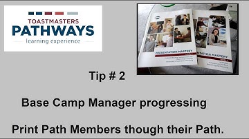 Pathways Tip # 2   Base Camp Manager and Printed Paths