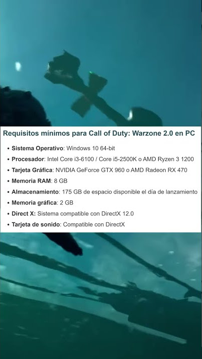 Call of Duty Warzone 2.0: requisitos mínimos y recomendados para jugar en  PC - TyC Sports
