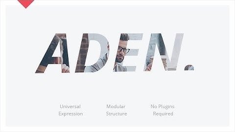 After Effects Template: Aden - Modern News Channel Identity. Vol. 1