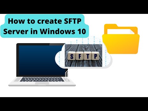 How to set up an sftp server on windows 10