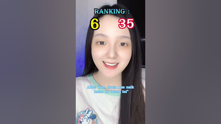 #pov : kamu bisa menentukan ranking dan akhirnya semua orang..