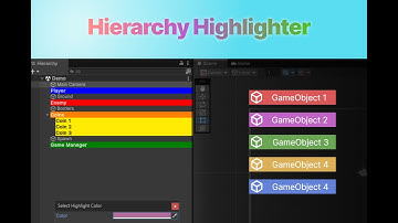 Unity Hierarchy Highlighter (Asset Tool)