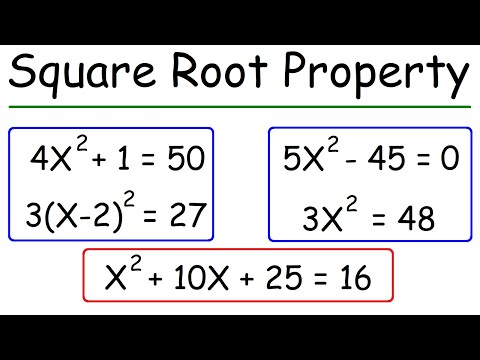Video: Vad är kvadratrotsegenskapen?