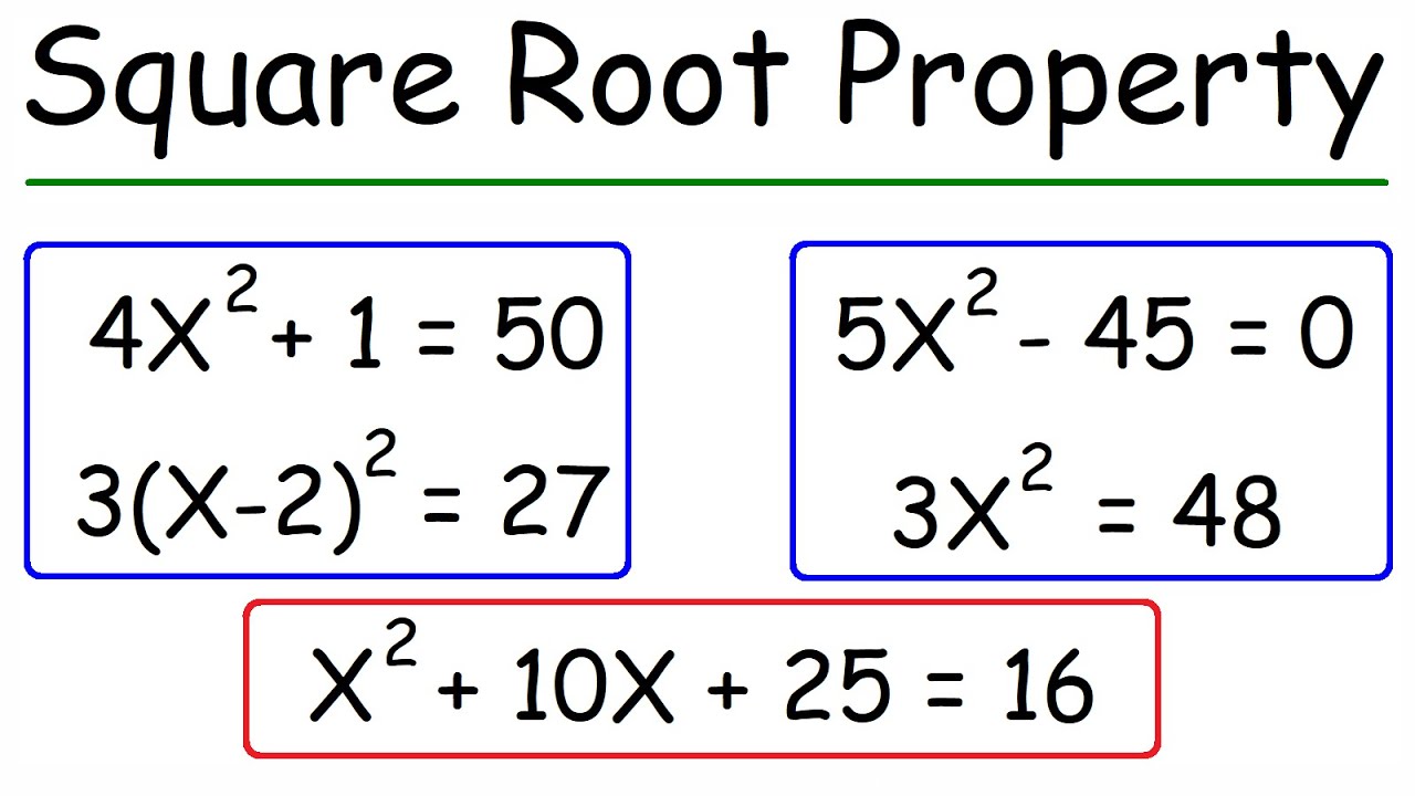 problem solving using square root