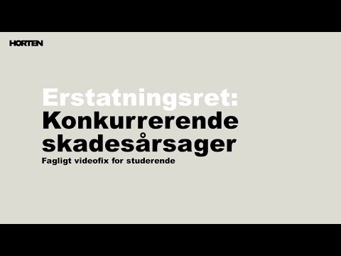 Video: Forskellen Mellem Erstatningsret Og Strafferet