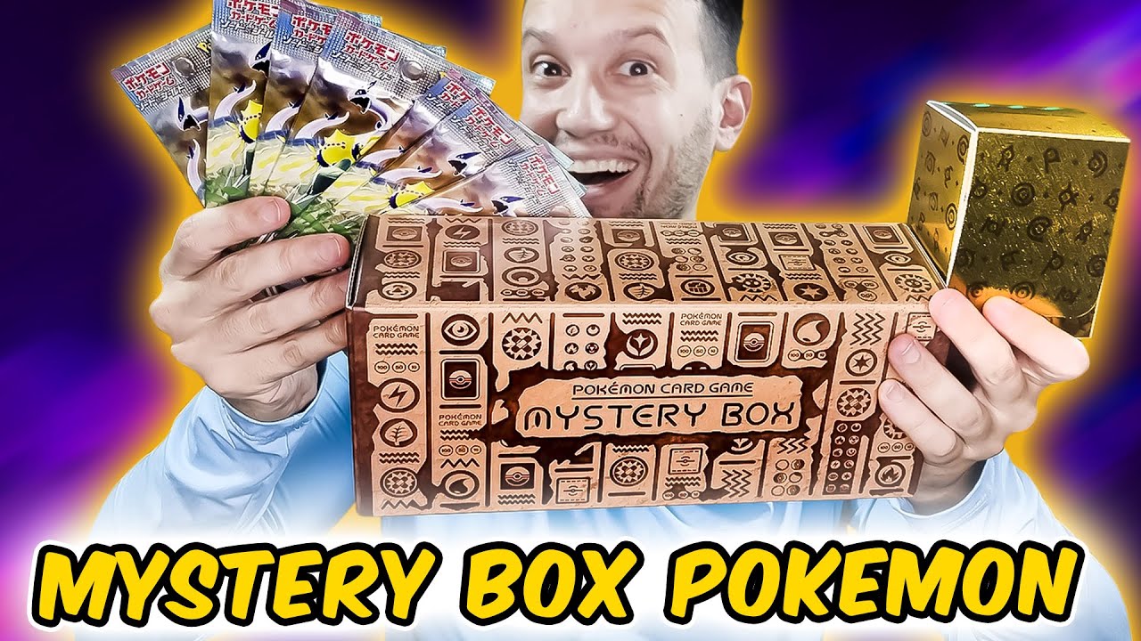 MYSTERY BOX! ABRI A CAIXA MISTERIOSA IMPORTADA! | CAPITÃO HUNTER CARTAS POKEMON TCG