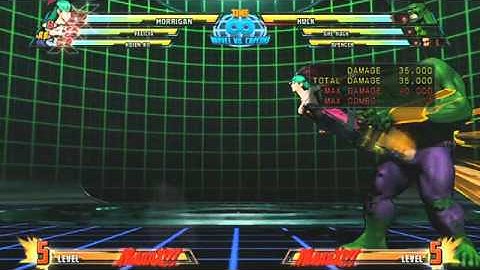 Marvel vs Capcom 3 - Morrigan XF3 Loop (100% damage, no meter)