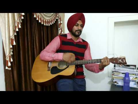Meri Mehbooba (Pardes) Acoustic Guitar Cover With Elbow Percussions By Angadjeet Singh