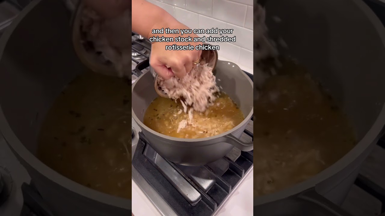 Easy chicken noodle soup recipe for beginners 🥣✨