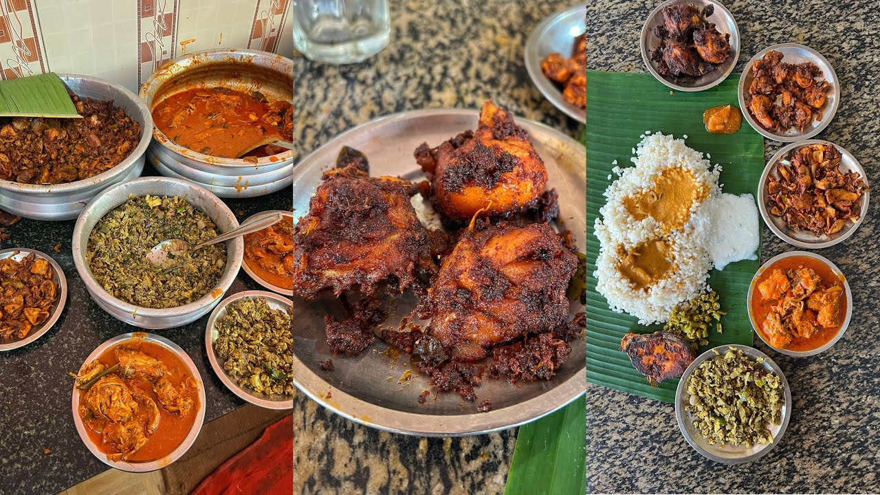 🔅വെറും ₹40 രൂപയ്ക്ക്  ചോറും കുറേ മീനും‼️| MEALS | FISH FRY | CHICKEN | 