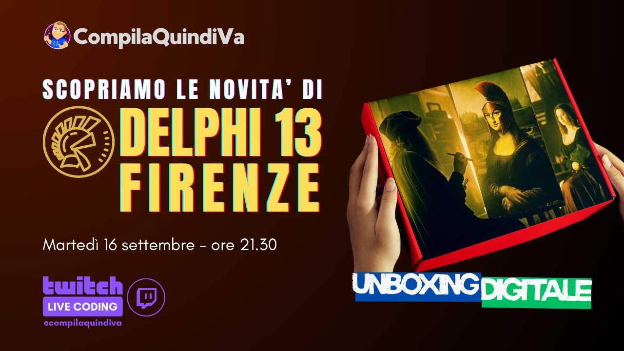 Scopriamo le novità principali di DELPHI 13 FIRENZE! 🎇 #delphi #programmazione #livestream #technews