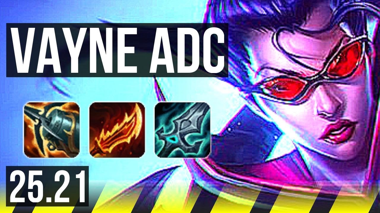 VAYNE & Nami vs CAITLYN & Lux (ADC) | Legendary | KR Master | 25.21