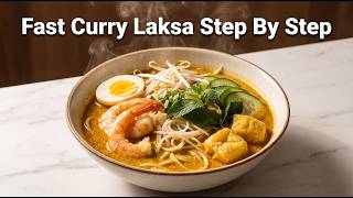 Fast Curry laksa Soup Step By Step Visual Guide
