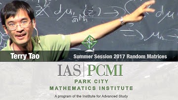 Terry Tao (3.1) Universality for random matrix ensembles of Wigner type, part 3.1