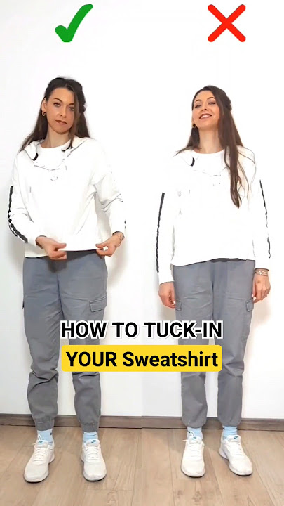 👀 Genius wardrobe hack creates the perfect tucked in sweater