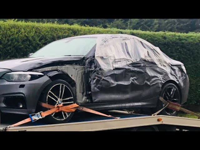 WE BOUGHT A WRECKED 67 PLATE BMW M220 HOW BAD IS IT ???