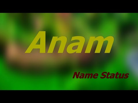 Anam name love status💝 whattsapp status video💝 youtube short💞30seconds love status for whattsapp