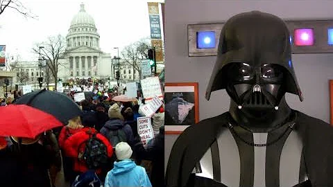 Chad Vader Reports On Protests In Wisconsin