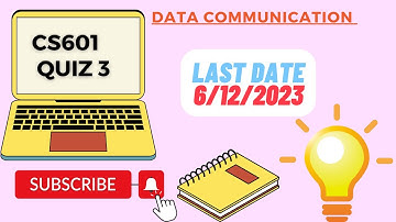 CS601 Quiz 3 solution | Fall 2023 / BS COMPUTER SCIENCE