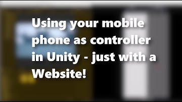Multiple Smartphones as Controller in Unity in Webpage - via NodeJS