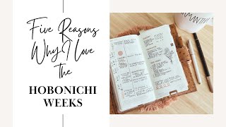 Five Reasons I Love the Hobonichi Weeks