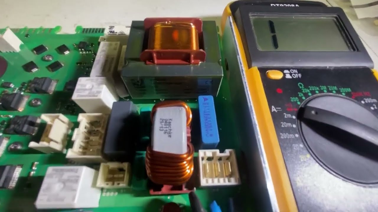 Waschmaschine Miele Fehler 0050 0053 motor dreht nicht. Reparaturanleitung