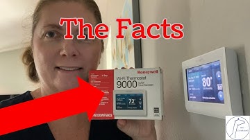 Honeywell TH9320WF5003 Wi-Fi 9000 Color Touch Screen Programmable Thermostat, 3.5 x 4.5 Inch, White