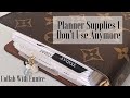 5 Planner Supplies I Don't Use and Why | Collab with Eunice