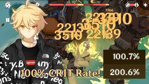 GEO MC with 100% Crit Rate ft. Zhongli and Rock-