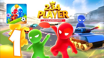 Stickman Party - Gameplay walkthrough Part 1- Tutorial -Android /iOS Gameplay