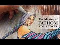 Coloring a Comic Book Cover with Copic Markers - Fathom Vol. 8 Siya Oum