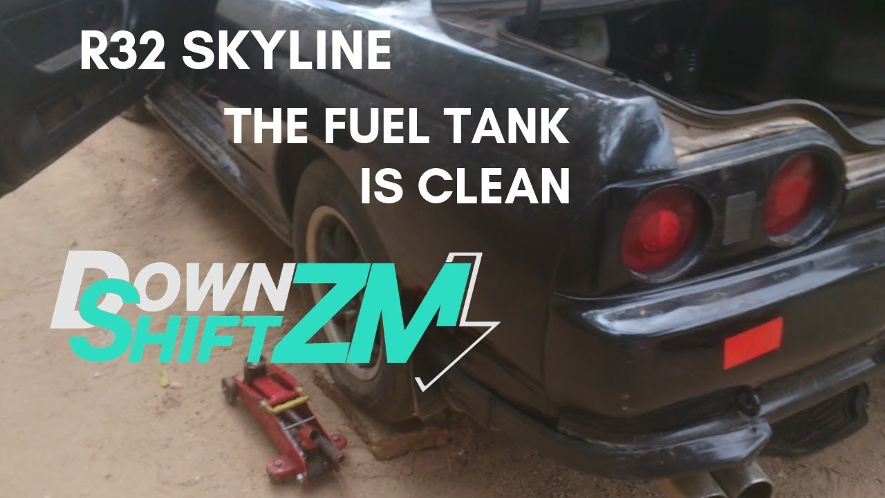 R32 SKYLINE Fuel Tank Cleaned YouTube