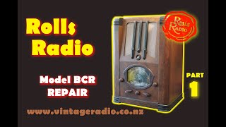 : 1937 Rolls model BCR Repair - Part 1