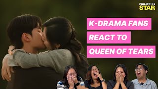 Queen of Tears reaction video by The Philippine STAR producers