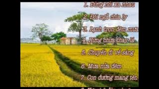 Liên khúc đừng nói xa nhau, đôi ngả chia ly, lạnh trọn đêm mưa, ngoại ô đèn vàng