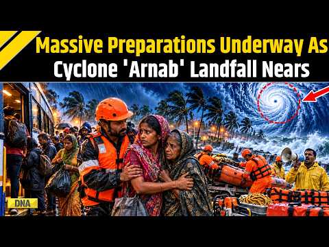 Cyclone 'Arnab' Alert: '5.7 Lakh Vulnerable Residents Identified' Huge Evacuations Underway