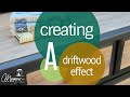 HOW TO create a DRIFTWOOD effect using Wax | Removing wax from furniture