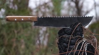Making a Machete from a SAW 🔪