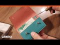 가죽공예 | 이 정도면 카드지갑 만들기 강좌의 끝판왕? Leather craft card wallet