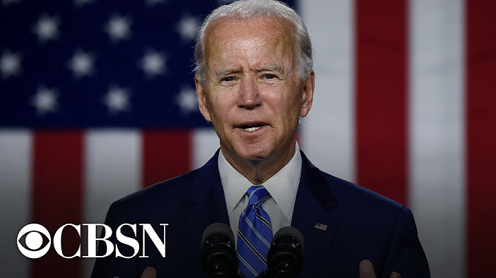 Watch live: Biden holds speech on blaming Trump for recent violent clashes in Pittsburgh