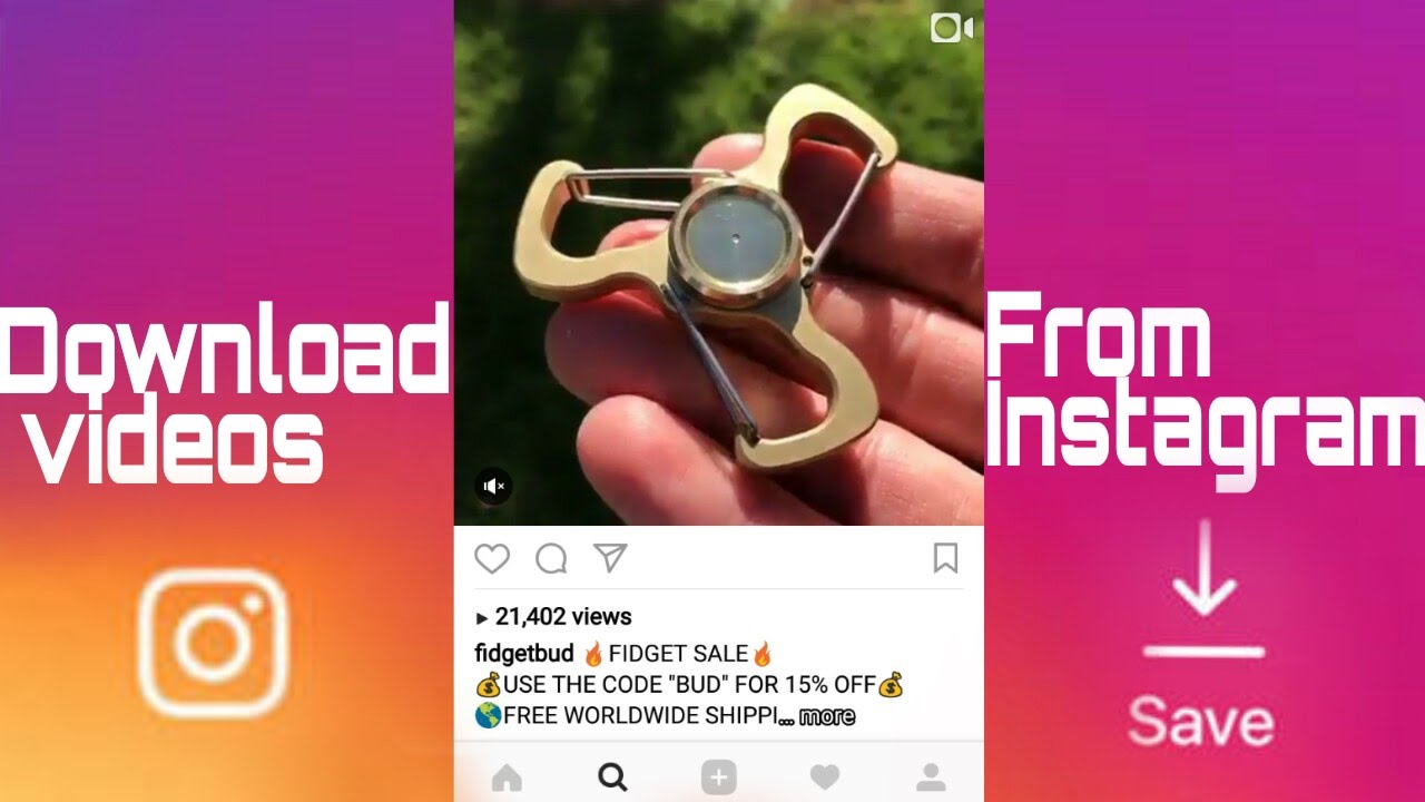 how to download videos from instagram in android without any downloader 100 working - how to download videos on instagram on android with pictures