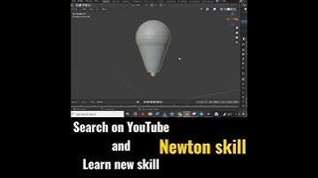 LED Bulb modelling in Blender | Bulb in blender..|| newtonskill, #shorts