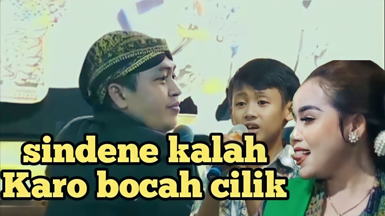 sindene kalah Karo bocah cilik Jan gayeng sakdawane lakon