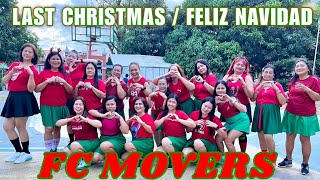 LAST CHRISTMAS × FELIZ NAVIDAD ( CHRISTMAS DANCE ) REMIX | SIMPLE DANCE