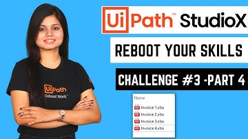 UiPath StudioX - Reboot Your Skills - Challenge #3 SOLVED | Remove extension from the file name
