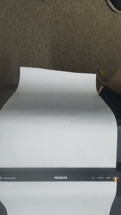 printing a self-test page on brother Pocket jet printers