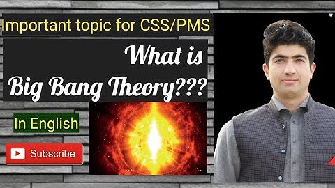 What is a Big Bang Theory??? English Version