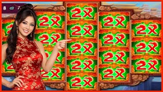 ★★$500 BETS★★JACKPOT HANDPAY★★DRAGON DANCE HIGH LIMIT SLOT MACHINE BUENO DINERO MUSEUM SLOTS (IGT)