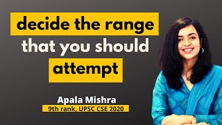 how many question any aspirant should attempt? - Apala  Mishra| revision and accuracy |UPSC CSE 2020