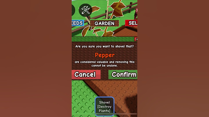 Deleting pepper for 7 likes in grow a garden roblox #roblox #growagarden